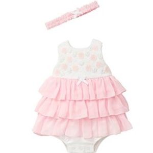Little me tutu style dress 9months